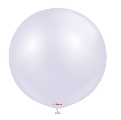 Kalisan 24" Aura Lavender Fog Latex Balloon 2 Pack - Click Image to Close