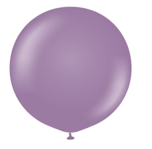 KALISAN 24" RETRO LAVENDER LATEX BALLOONS 2CT - Click Image to Close