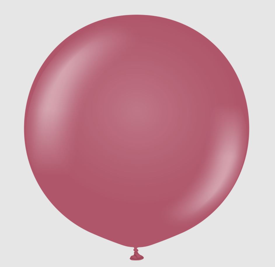 KALISAN 24" RETRO WILD BERRY BALLOON-2CT - Click Image to Close