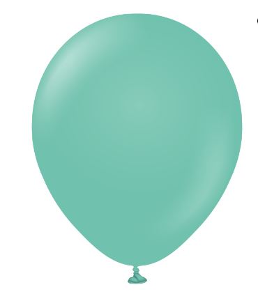 KALISAN 36" SEA GREEN STANDARD PASTEL BALLOON 2CT - Click Image to Close