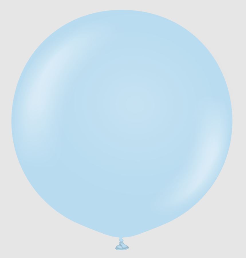 KALISAN 36" MACARON BLUE BALLOON - 2CT - Click Image to Close