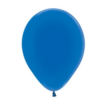 Crystal Solid 12" Blue 340 Latex Balloons 30cm - 50 Pack