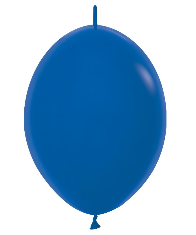 Fashion Colour Link-O-Loon Royal BlueLatex Balloon 12" 50pc - Click Image to Close