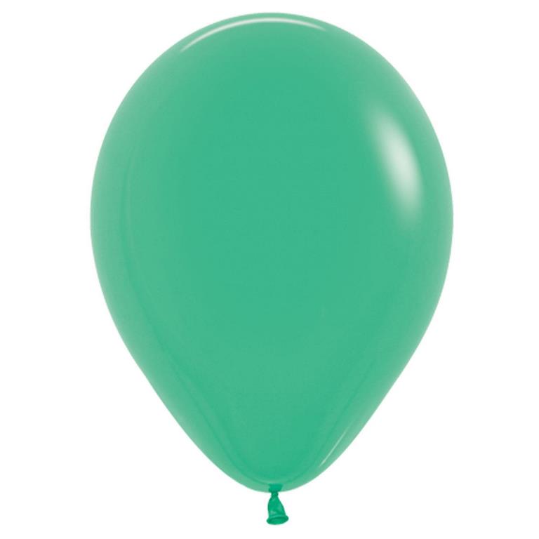 Sempertex 5" Fashion Green Balloons 100 Pack - Click Image to Close