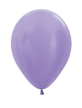 Satin Solid Lilac 5" Latex Balloons 13cm - 100 Pack