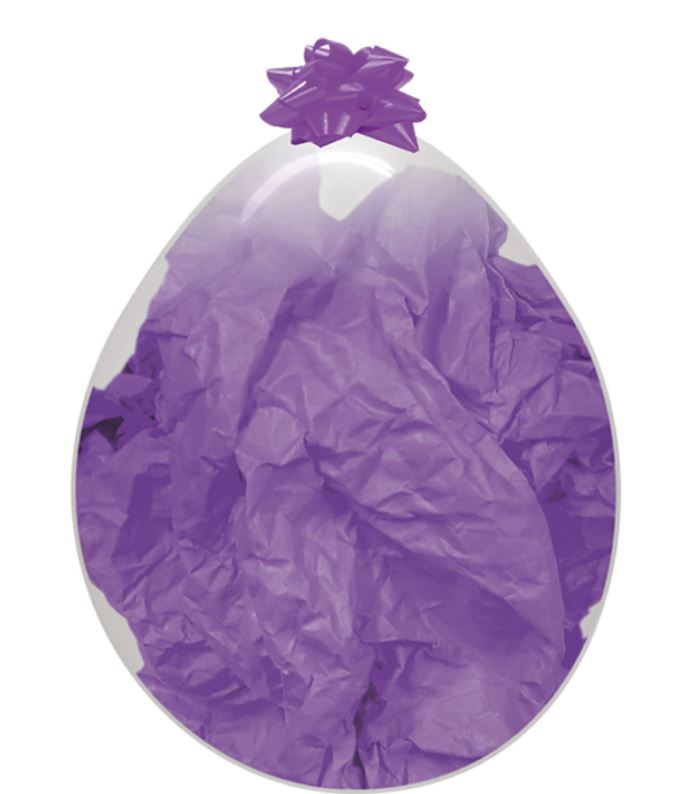 18" SEMPERTEX CRYSTAL CLEAR STUFFER BALLOON 25PC - Click Image to Close