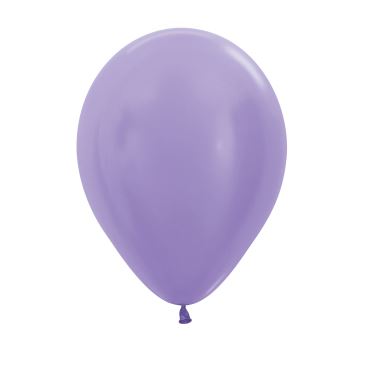 Satin Solid Lilac 12" Latex Balloons 30cm- 25 Pack