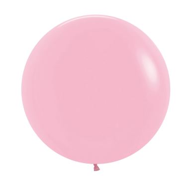 Fashion Colour Pink 24" Latex Balloons 60cm 3 Pack