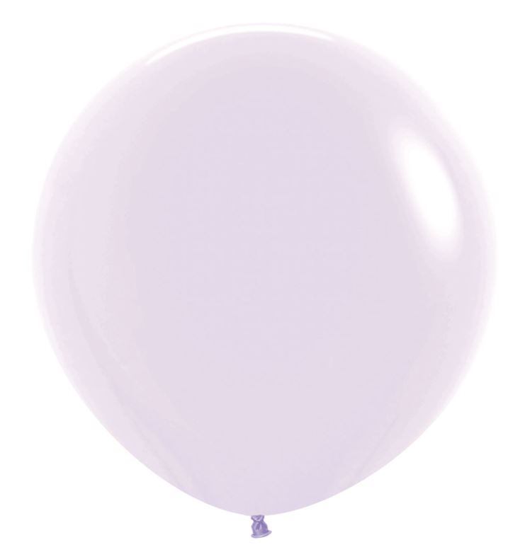 Pastel Matte Solid Lilac 36" Latex Balloons - Click Image to Close