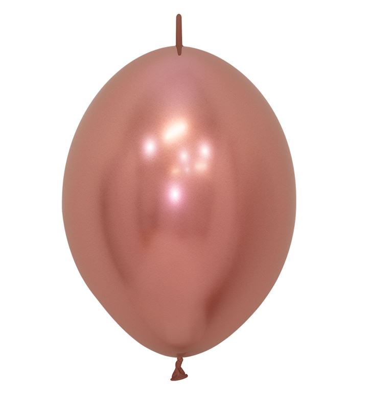 Sempertex Link 6 Reflex Rose Gold 50pk - Click Image to Close