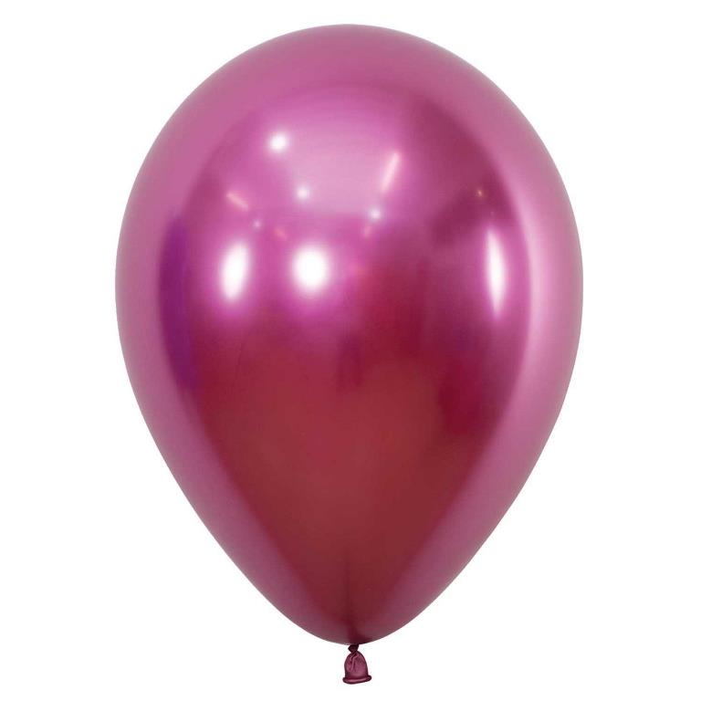 Fuchsia 5" Latex Balloons 50 Pack - Click Image to Close