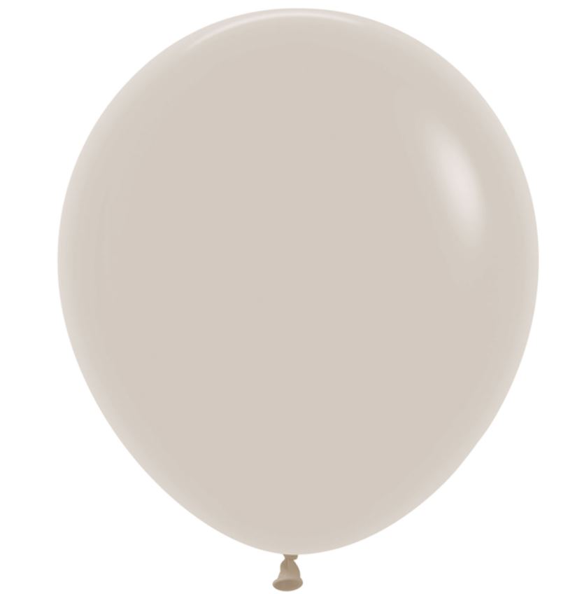 White Sand 071 18" Sempertex Fashion 25 Pack - Click Image to Close
