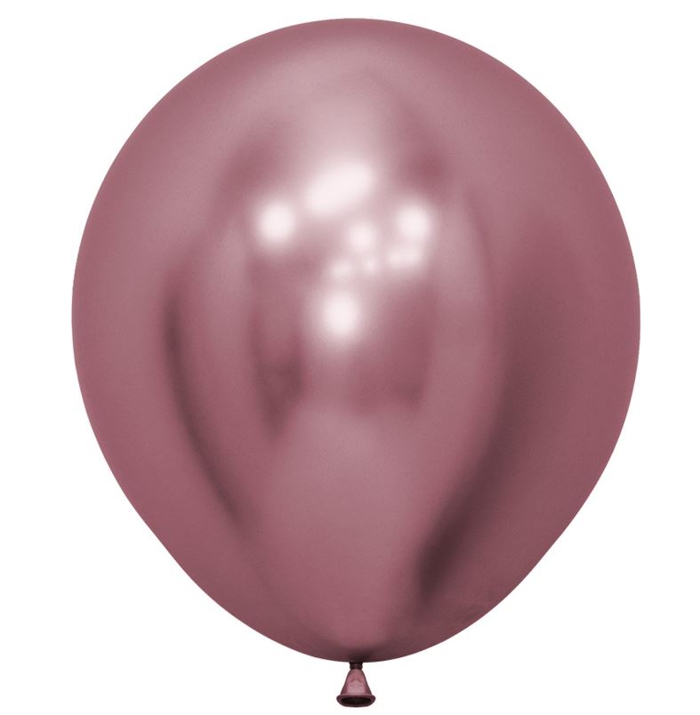 Reflex Pink Latex Balloons 18"/45cm- 15 Pack - Click Image to Close