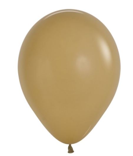 Sempertex Fashion Latte 12" Latex Balloon 50 Pack - Click Image to Close