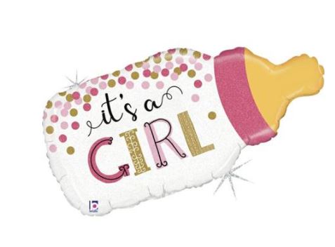 Confetti Baby Bottle Girl Single Pack - Click Image to Close