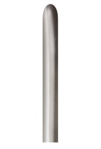 Sempertex 260 Nozzle Up Reflex Silver Latex Balloons 50 Pack - Click Image to Close