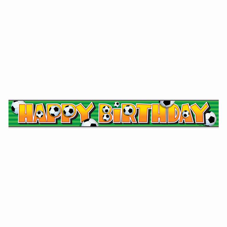 3D SOCCER FOIL BANNER 12FT - Click Image to Close
