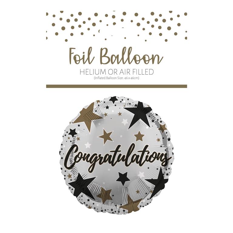 CONGRATS FOIL BALLOON - Click Image to Close