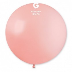 GEMAR 31" 1 LATEX BALLOON G30 baby pink #073