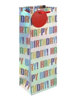 Holo Birthday Bottle Bag