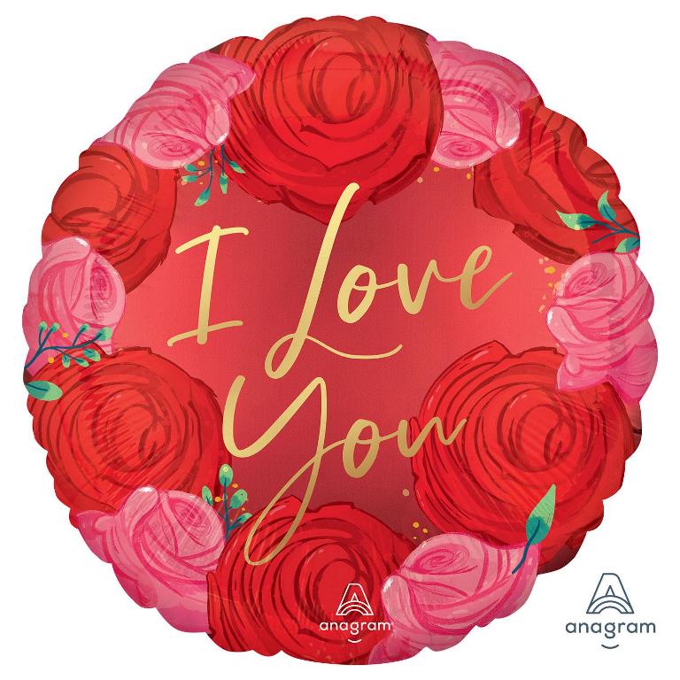 CIRCLES IN ROSES I LOVE YOU - Click Image to Close