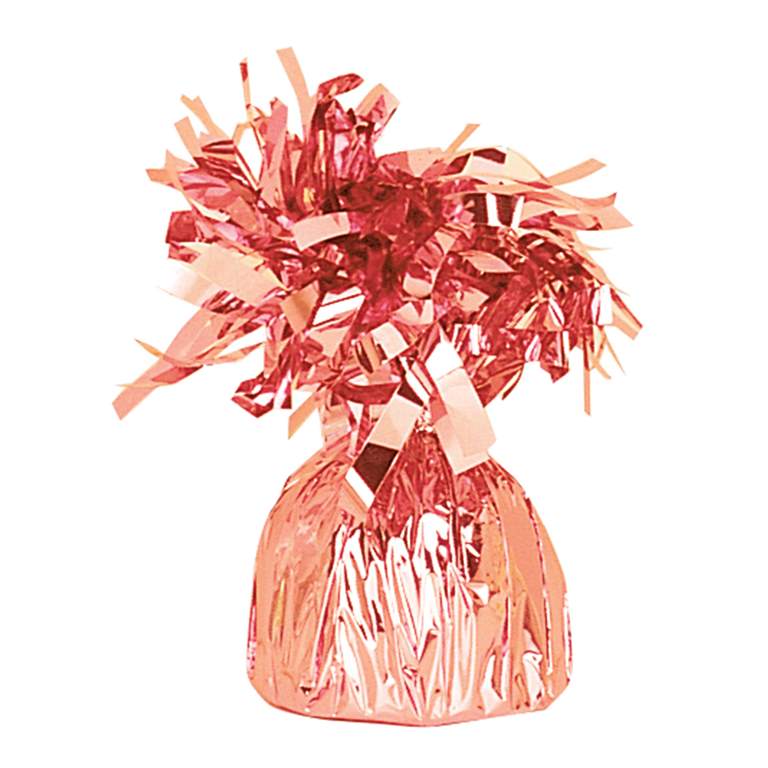 FOIL BALLOON WEIGHT ROSE GOLD - Click Image to Close