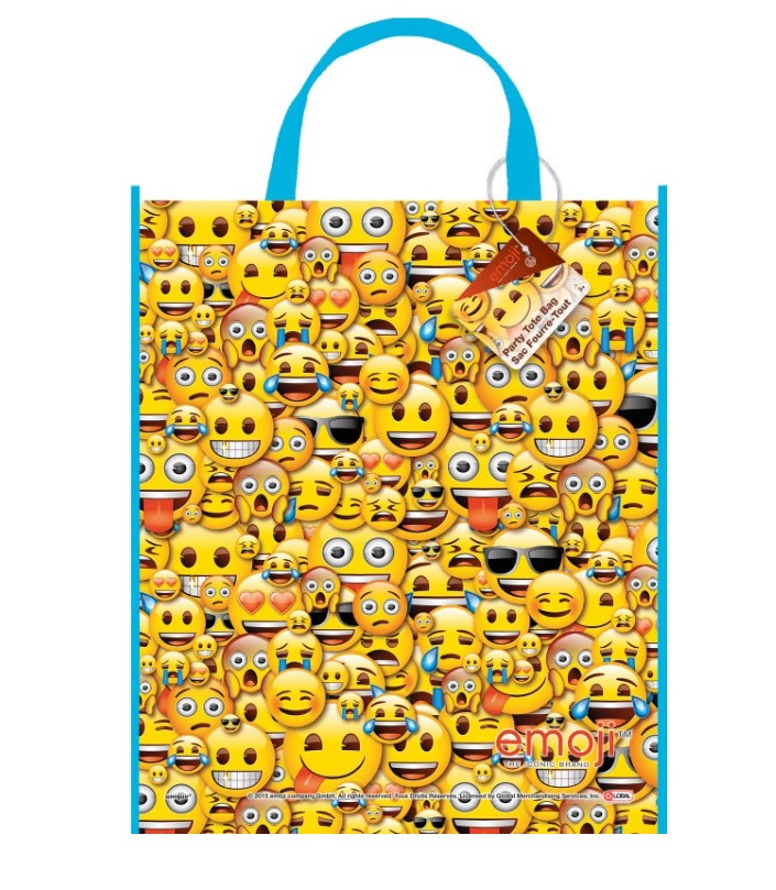 Emoji Tote Bag 13 x 11 - Click Image to Close