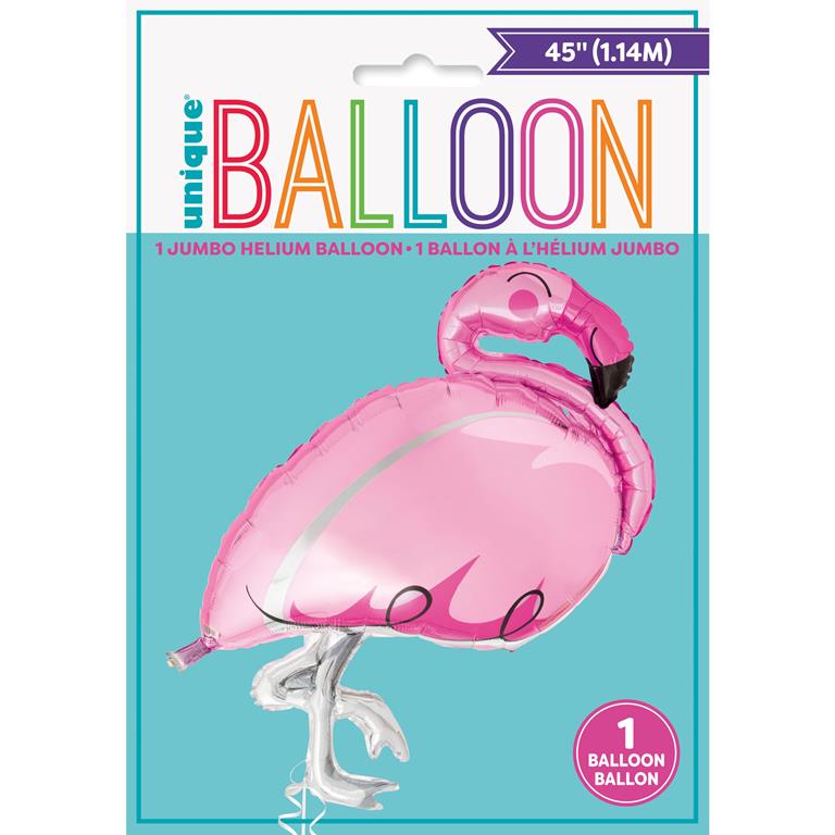 FLAMINGO GIANT FOIL BALLOON 45" - Click Image to Close