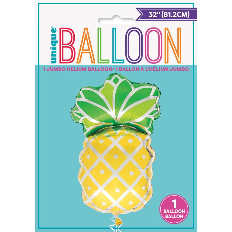 PINEAPPLE GIANT FOIL BALLOON 32" - Click Image to Close