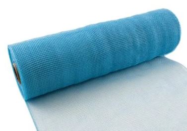 ELEGANZA DECO MESH 25CM X 9.1M (10YDS) LT. BLUE
