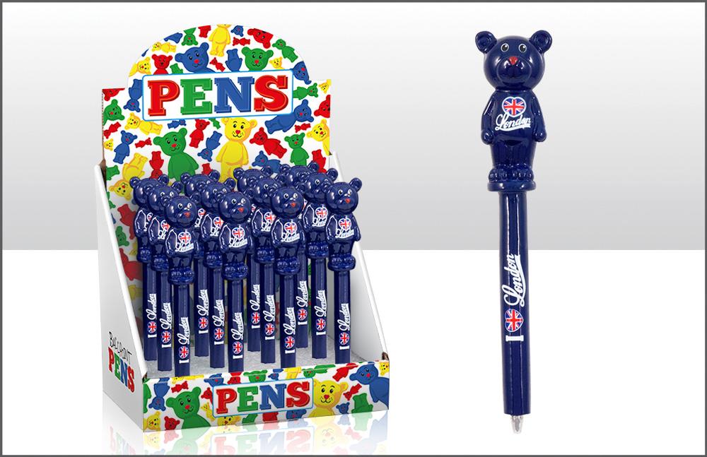I Love London Souvenir Bear Pen - Click Image to Close