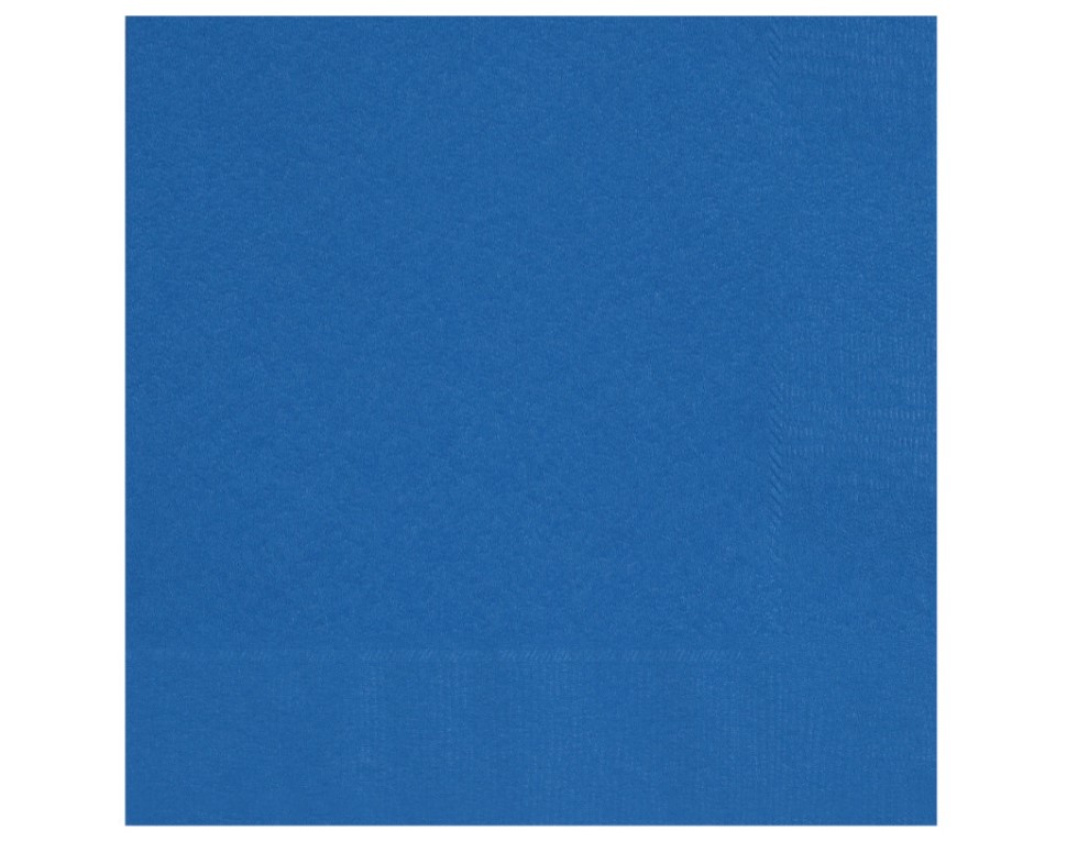 Royal Blue Bev Napkin 20pc - Click Image to Close