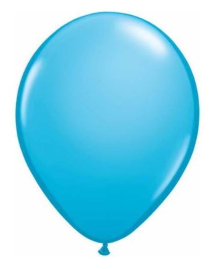 5" ROUND ROBINS EGG QUALATEX LATEX BALLOON 100PACK - Click Image to Close