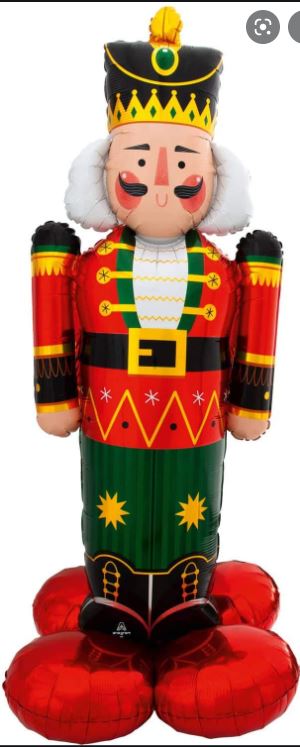 Air Loonz Nutcracker 61" Balloon - Click Image to Close