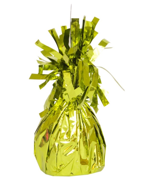 Foil Balloon Weight Lime Green - Click Image to Close