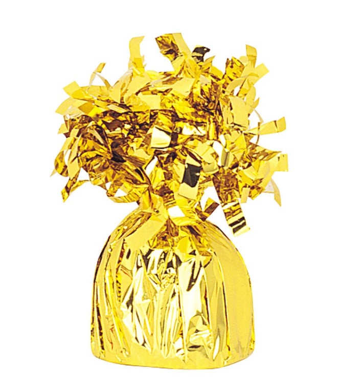 Classic Gold Foil Balloon Weight - Click Image to Close