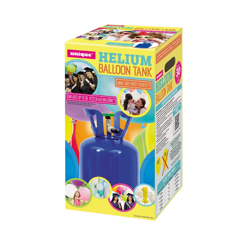 Unique Party Helium Balloon Tank ( 30 Balloons Approx ) - Click Image to Close