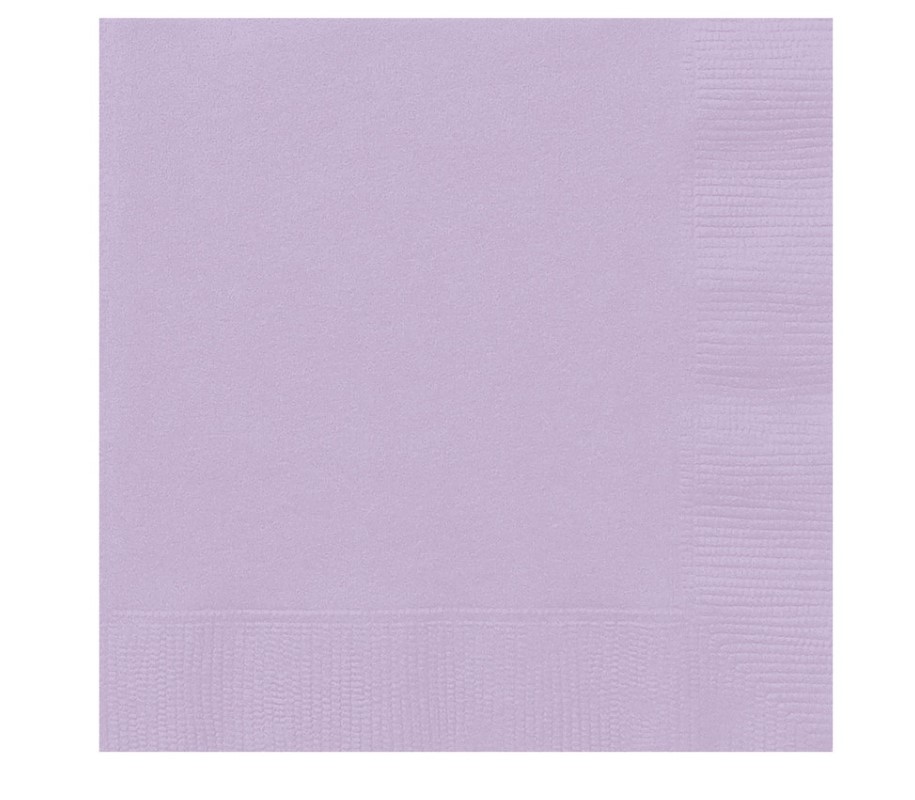 Lavender Lunch Napkins 20pc - Click Image to Close