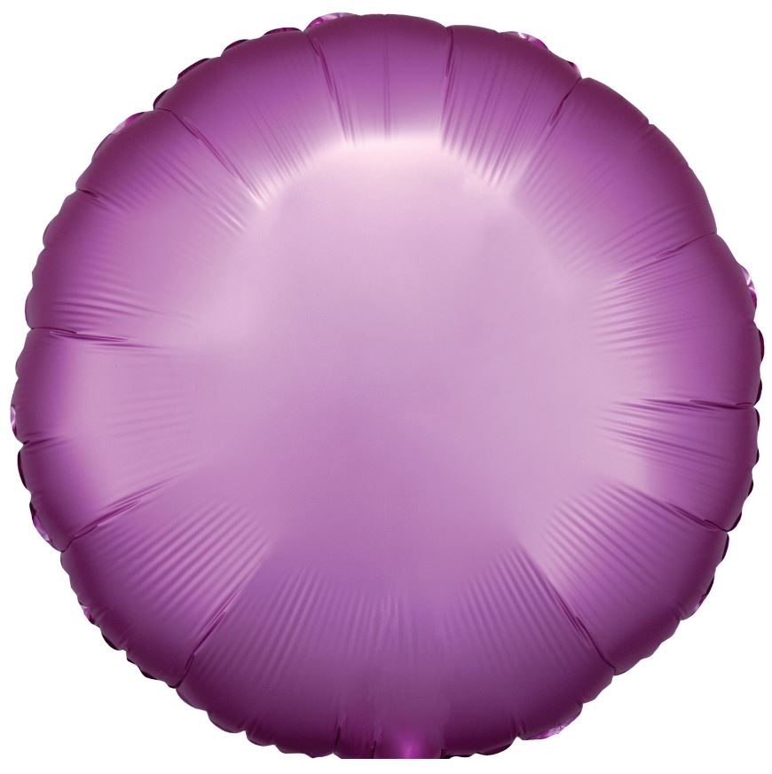 Amscan Silk Lustre Flamingo Circle Standard Foil Balloons - Click Image to Close