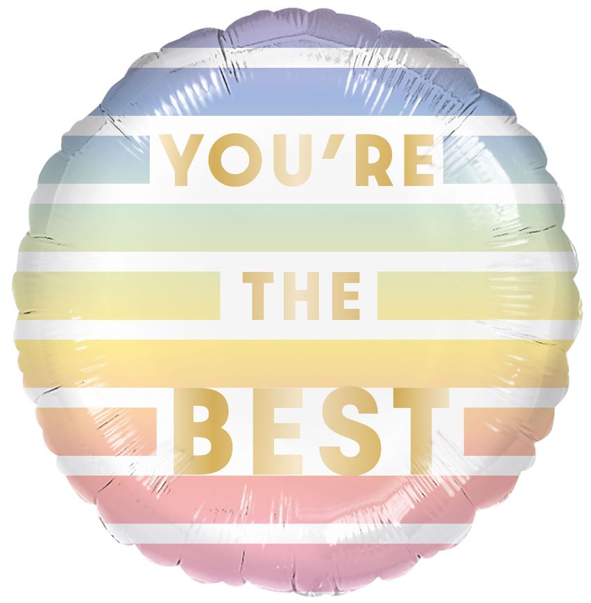 You'Re The Best Standard Foil Balloons - Click Image to Close