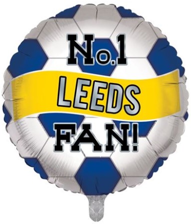 Leeds Football Balloon 18" - Click Image to Close