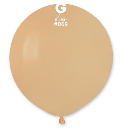 Gemar 19" Pack Of 25 Latex Balloons Blush #069 - Click Image to Close