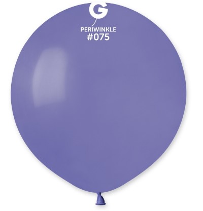 Gemar 19" Pack Of 25 Latex Balloons Periwinkle #075 - Click Image to Close