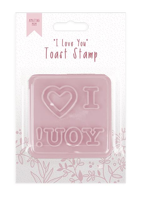 Mother's Day I Love You Toast Stamp - Click Image to Close