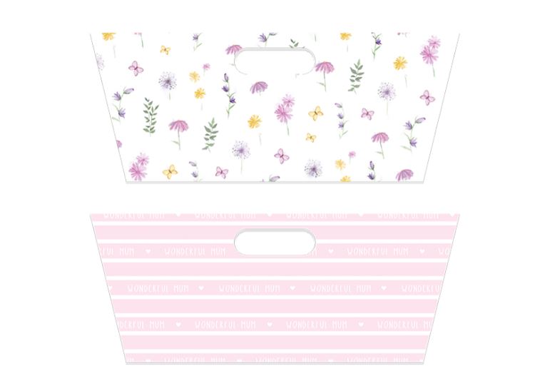 MOTHER'S DAY PRINTED HAMPER TRAY 30CM - Click Image to Close