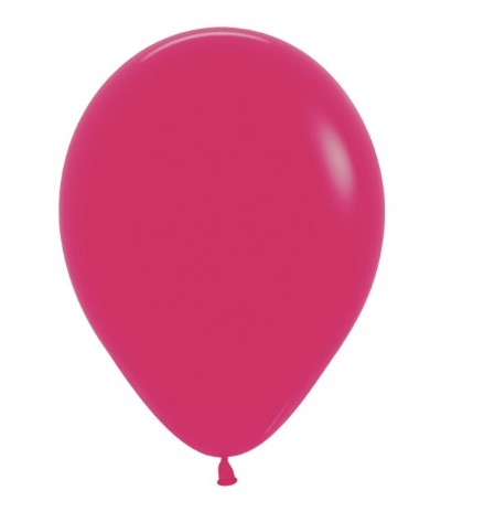 Sempertex 12" Raspberry Latex Balloons 12 Pack - Click Image to Close