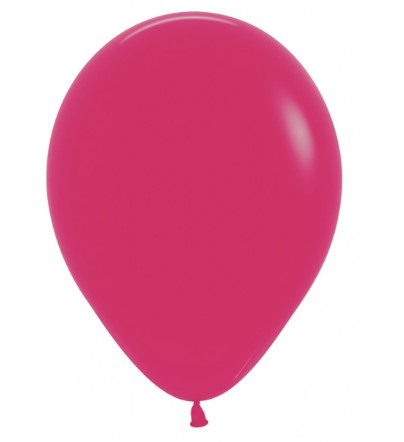Sempertex 12" Raspberry Latex Balloons 50 Pack - Click Image to Close