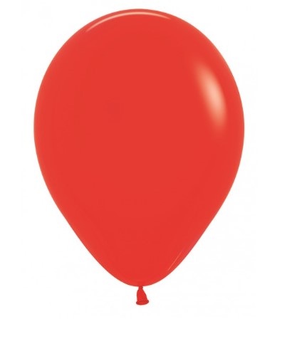 Sempertex 12" Fashion Red Latex Balloons 12 Pack - Click Image to Close