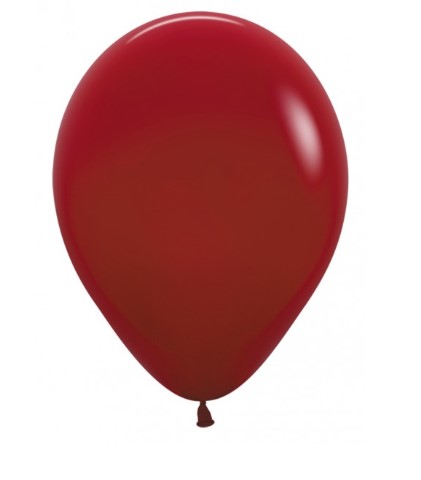 Sempertex 12" Imperial Red Latex Balloons 50 Pack - Click Image to Close