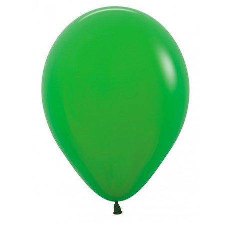 Sempertex 12" Shamrock Green Latex Balloons 12 Pack - Click Image to Close